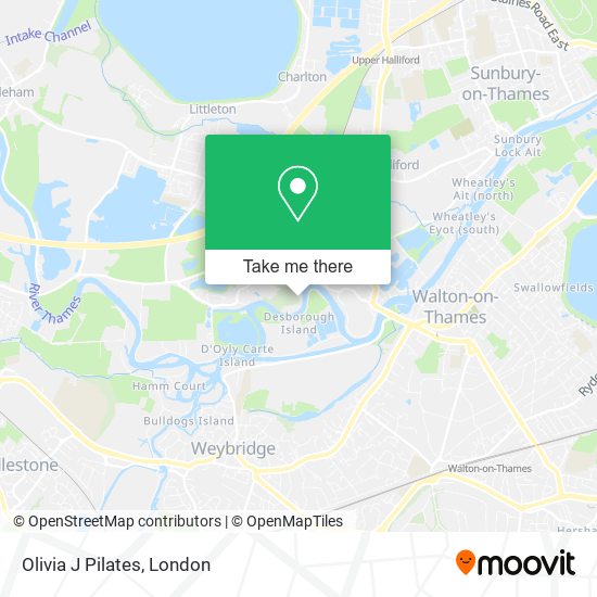 Olivia J Pilates map