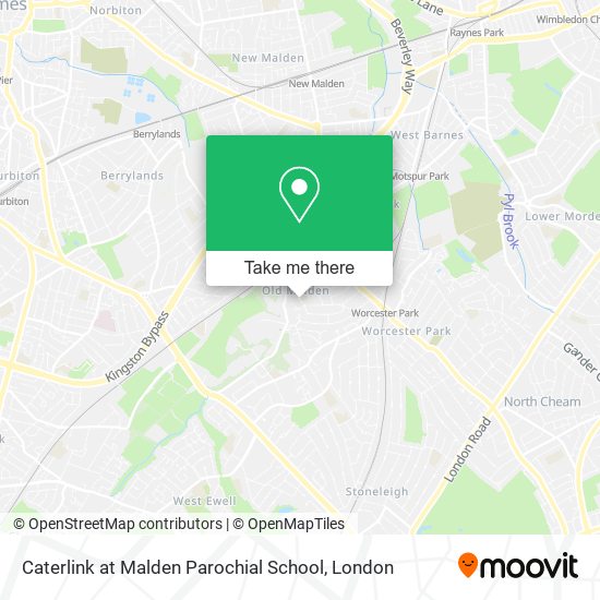 Caterlink at Malden Parochial School map