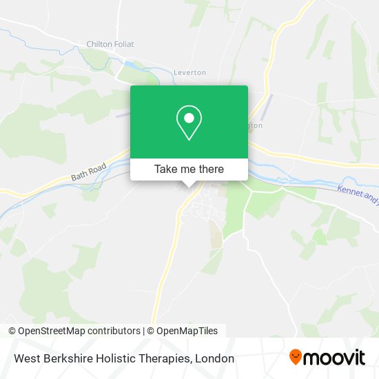 West Berkshire Holistic Therapies map