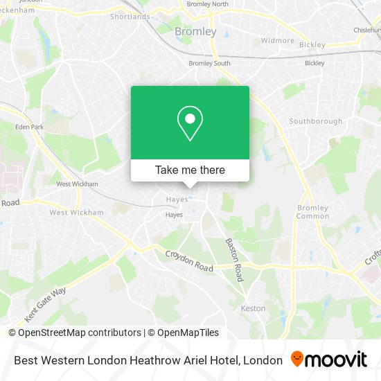 Best Western London Heathrow Ariel Hotel map