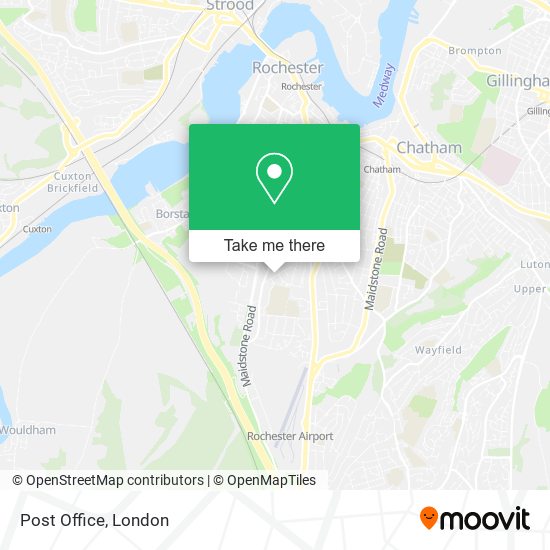 Post Office map