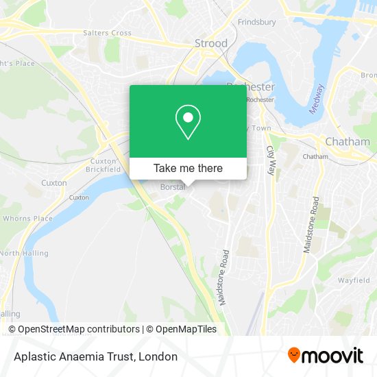 Aplastic Anaemia Trust map