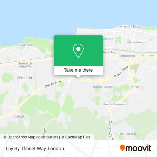 Lay By Thanet Way map