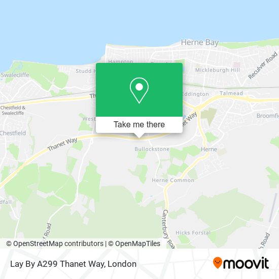 Lay By A299 Thanet Way map