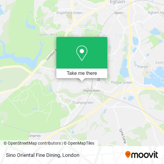 Sino Oriental Fine Dining map