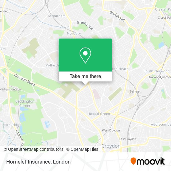 Homelet Insurance map