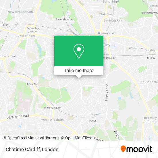 Chatime Cardiff map