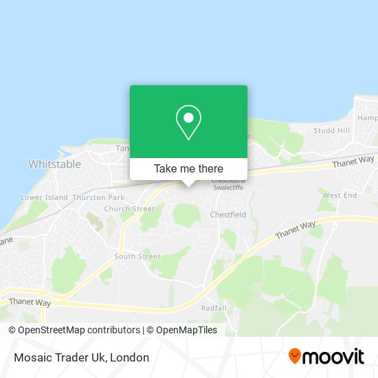 Mosaic Trader Uk map