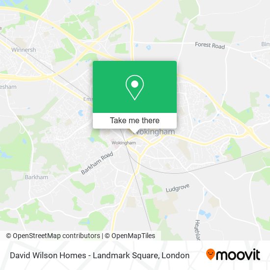 David Wilson Homes - Landmark Square map