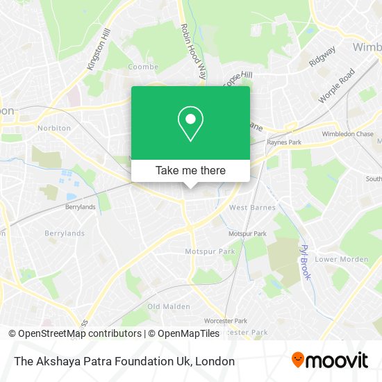 The Akshaya Patra Foundation Uk map