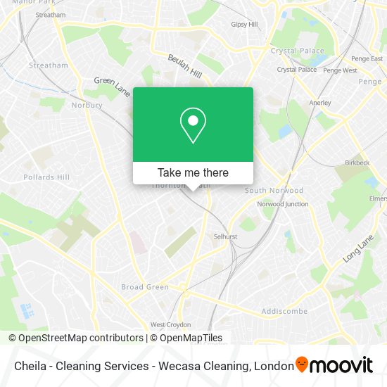 Cheila - Cleaning Services - Wecasa Cleaning map