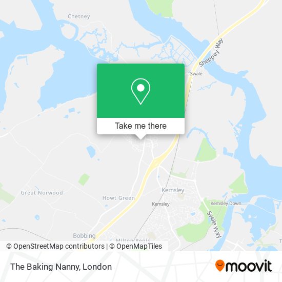 The Baking Nanny map