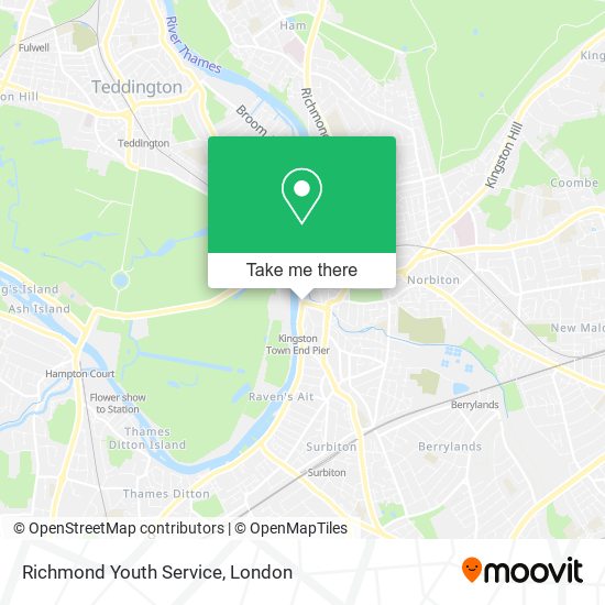 Richmond Youth Service map