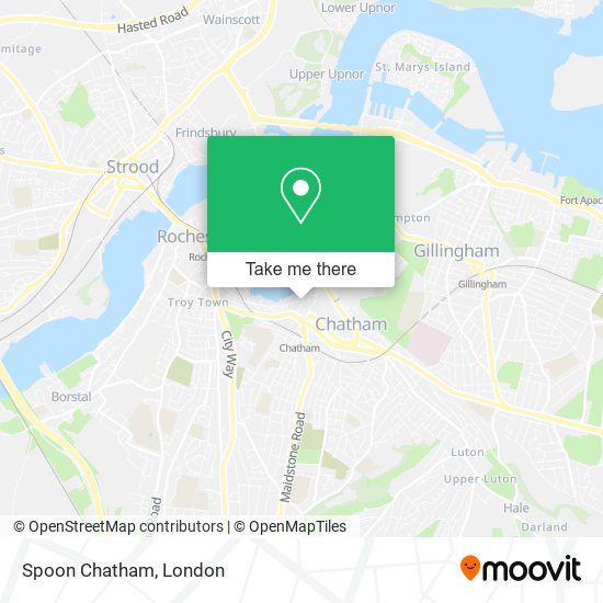 Spoon Chatham map