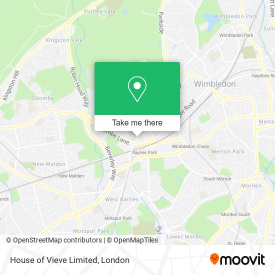 House of Vieve Limited map