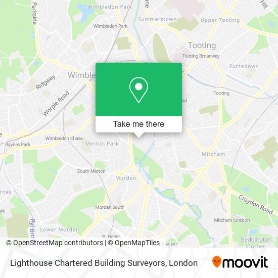 Lighthouse Chartered Building Surveyors map