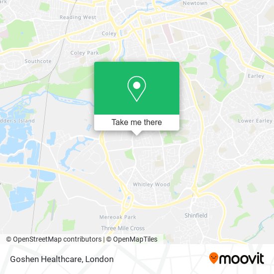 Goshen Healthcare map