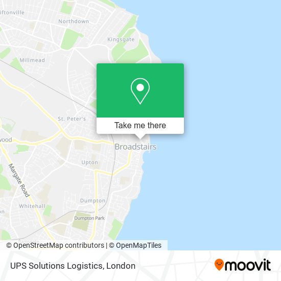 UPS Solutions Logistics map