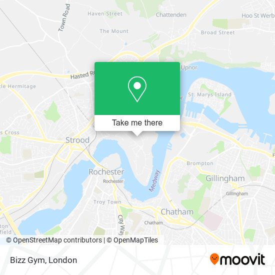 Bizz Gym map