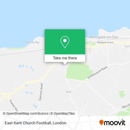 East Kent Church Football map