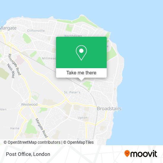 Post Office map