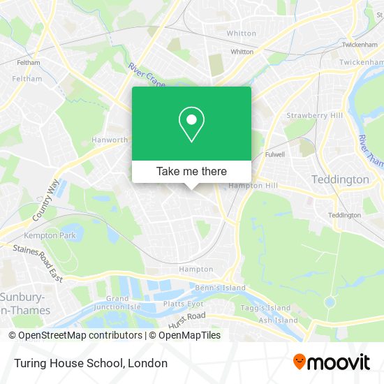Turing House School map