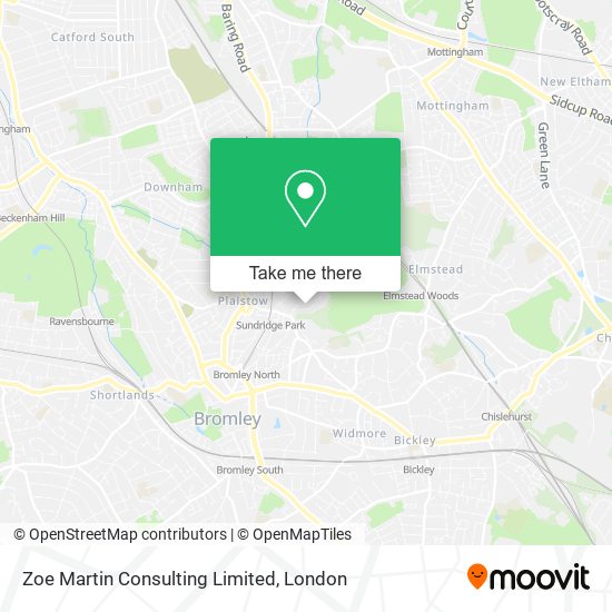 Zoe Martin Consulting Limited map