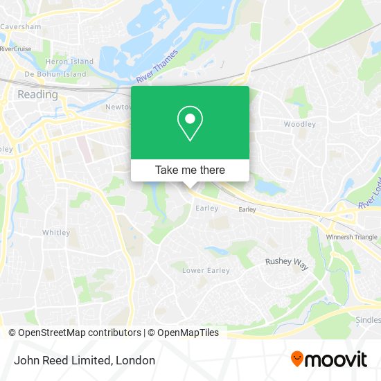 John Reed Limited map