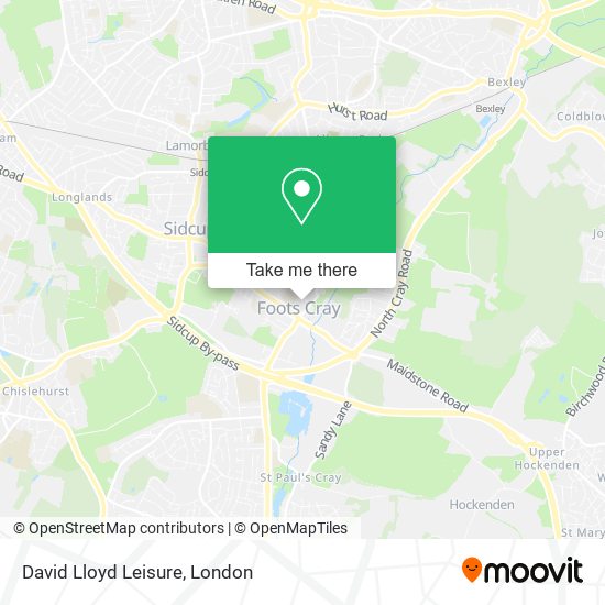 David Lloyd Leisure map