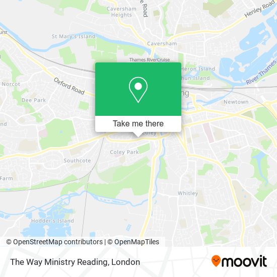 The Way Ministry Reading map