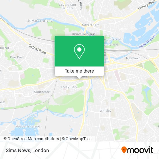Sims News map