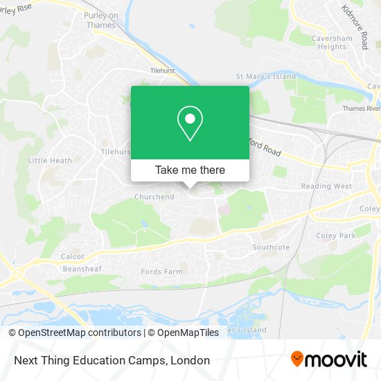 Next Thing Education Camps map