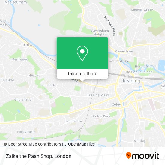 Zaika the Paan Shop map