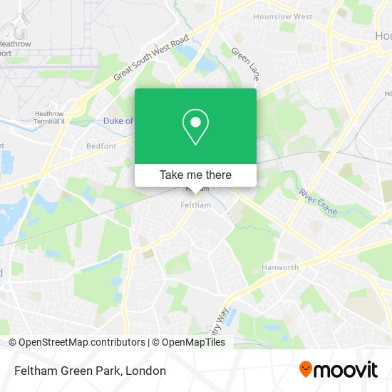 Feltham Green Park map