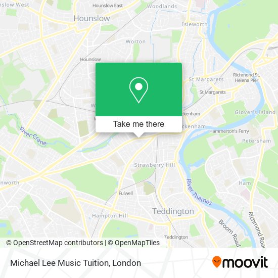 Michael Lee Music Tuition map