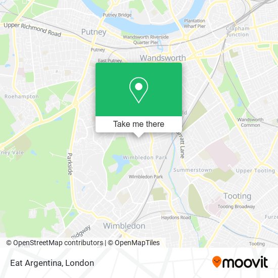 Eat Argentina map