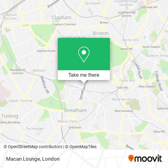 Macan Lounge map