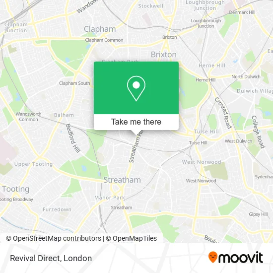Revival Direct map