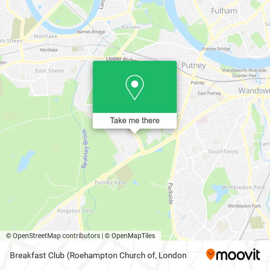 Breakfast Club map