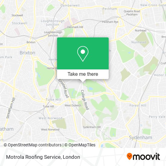 Motrola Roofing Service map