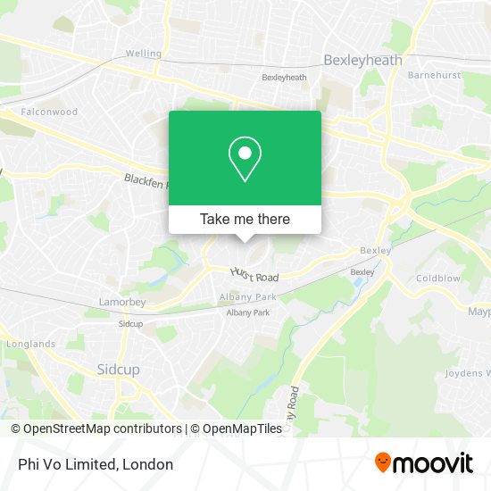 Phi Vo Limited map