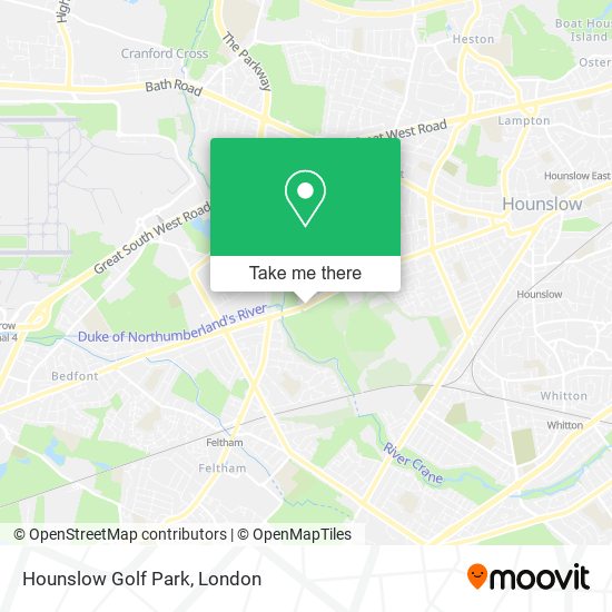 Hounslow Golf Park map