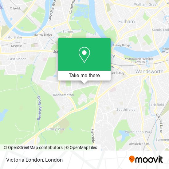 Victoria London map