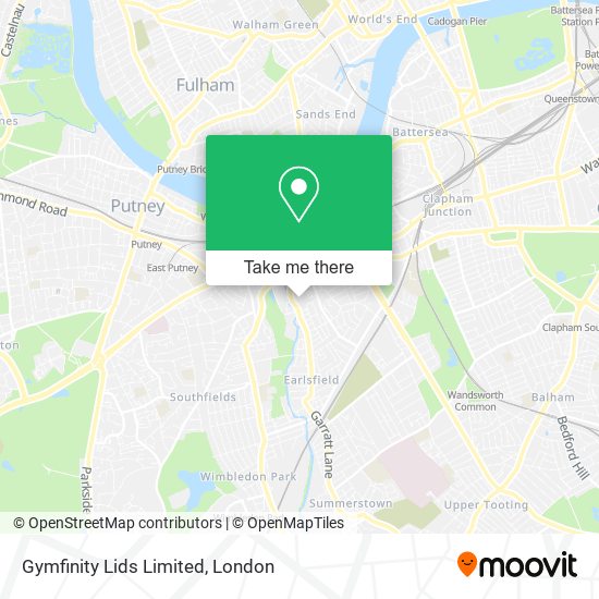 Gymfinity Lids Limited map