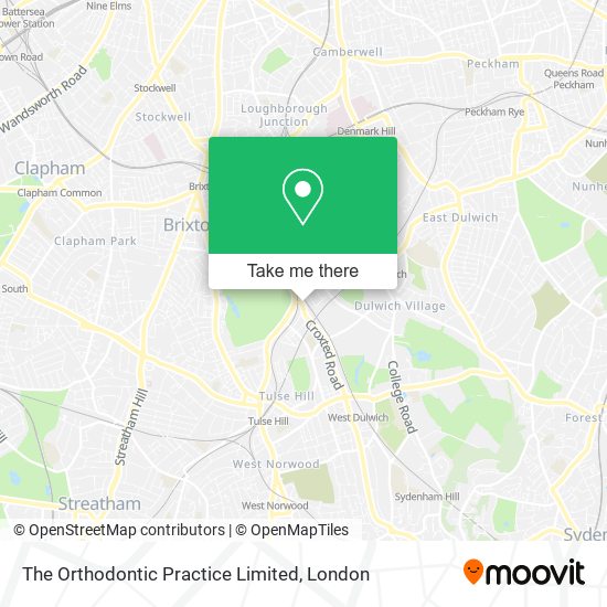 The Orthodontic Practice Limited map