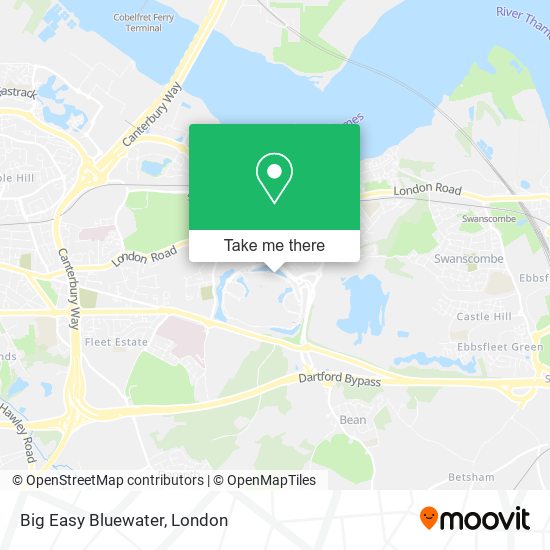 Big Easy Bluewater map