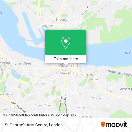 St George's Arts Centre map