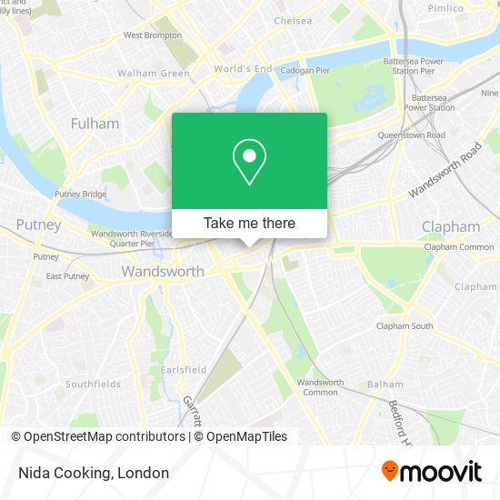 Nida Cooking map