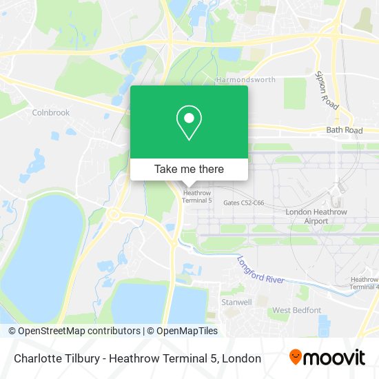 Charlotte Tilbury - Heathrow Terminal 5 map