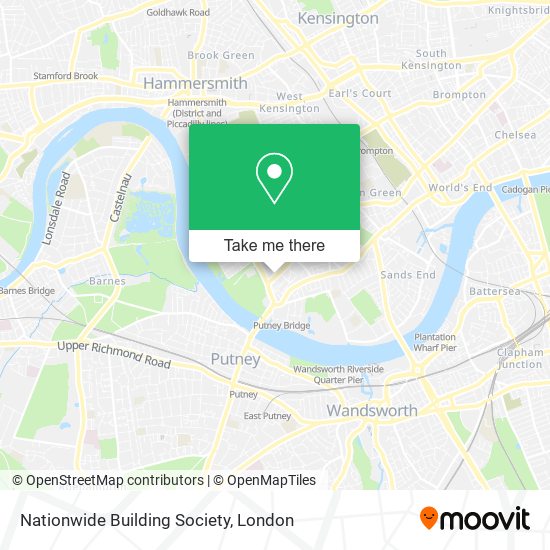 Nationwide Building Society map